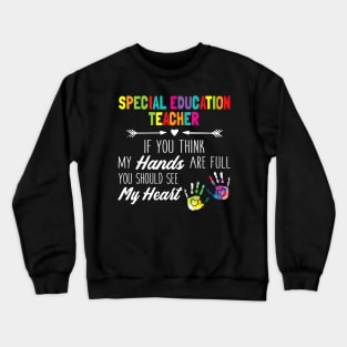 Special Education Teacher SPED Squad Special Ed T-Shirt Crewneck Sweatshirt
